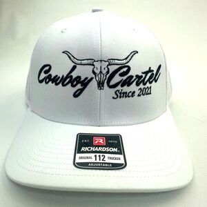 Cowboy Cartel Richardson 112 Trucker Mesh Snapback Cap Hat Emb…